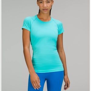 Lululemon ColourElectric Turquoise/Electric Turquoise Swiftly Tech size 0